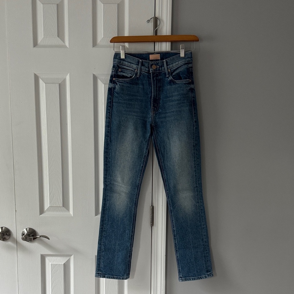 MOTHER New Women's Mid Rise Dazzler Ankle Jeans